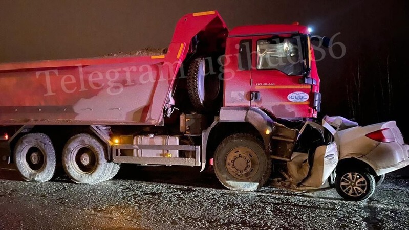 Ночью в Югре произошло смертельное ДТП