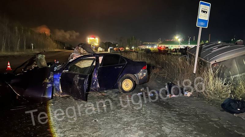 Два человека получили травмы во время аварии в Пыть-Яхе