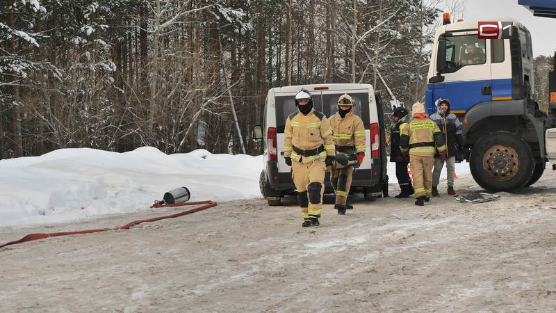 Спецслужбы Сургутского района провели совместные учения на загородной трассе