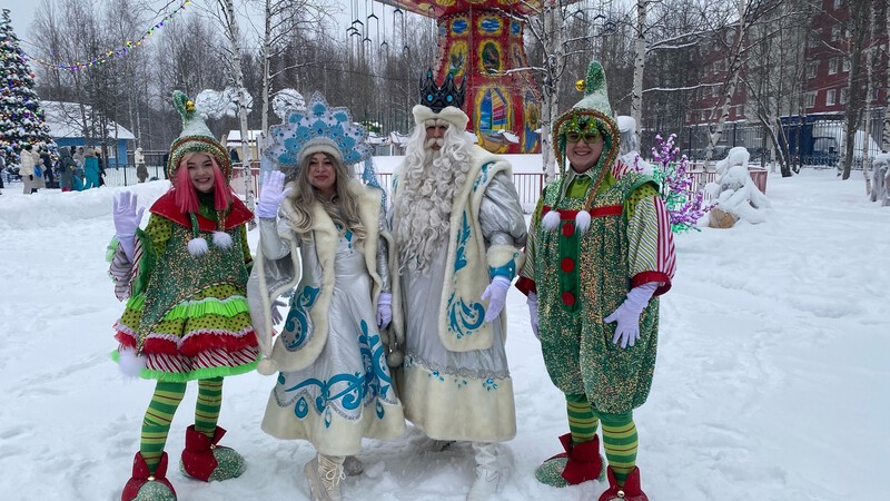 В Городском парке Сургута в новогодние каникулы детей ждет игровая программа