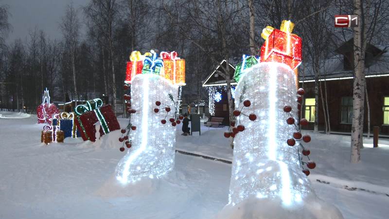 Самым лучшим новогодним оформлением в городе может похвастаться Старый Сургут