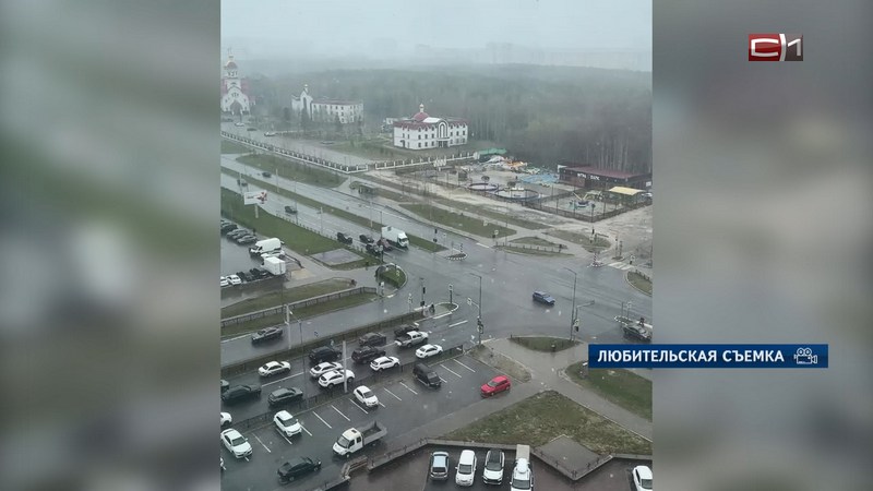 Не редкость, но удивляет: сургутские паблики гудят от снега в конце мая