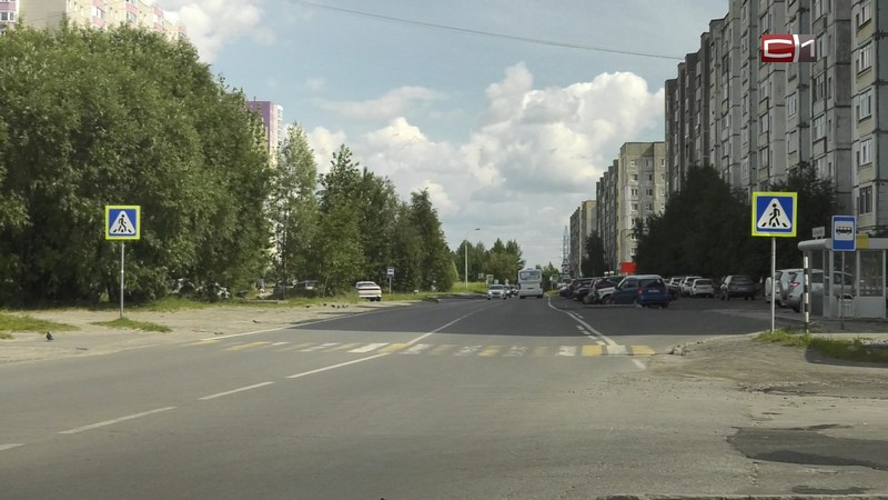 Один из участков Пролетарского проспекта в Сургуте реконструируют в 2026 году