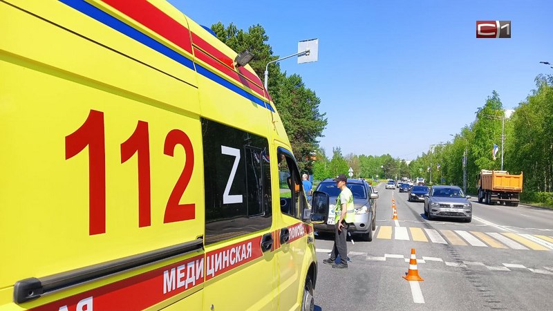 В Сургуте на пешеходном переходе сбили женщину