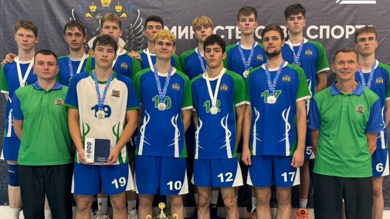Серебро Летней Спартакиады молодежи России по волейболу забрала сборная из Югры