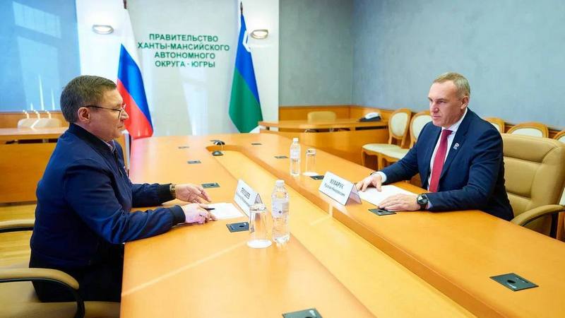 Секретарь Генерального совета «Единой России» встретился с губернатором Югры