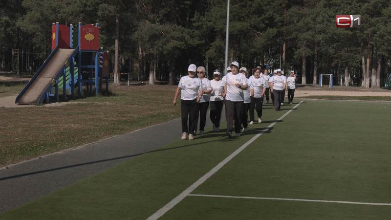 Жители Сургутского района соревнуются в количестве пройденных шагов