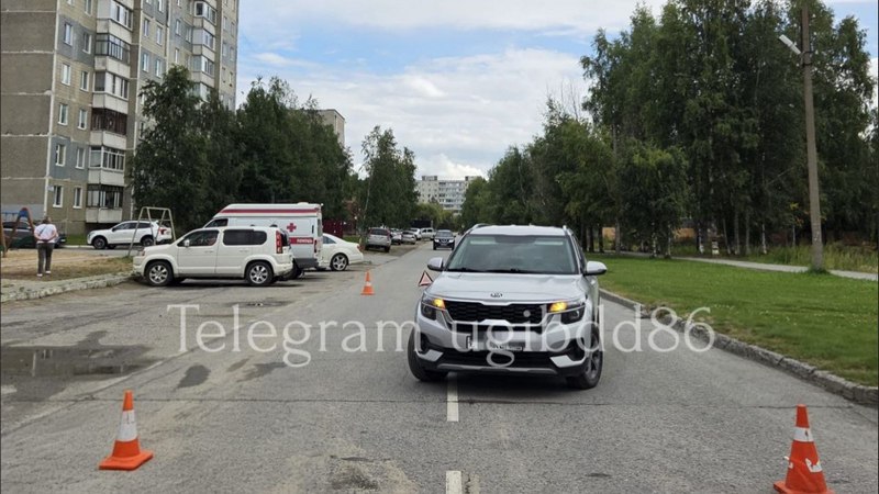 В Югре водитель «Киа» сбил на проезжей части девочку