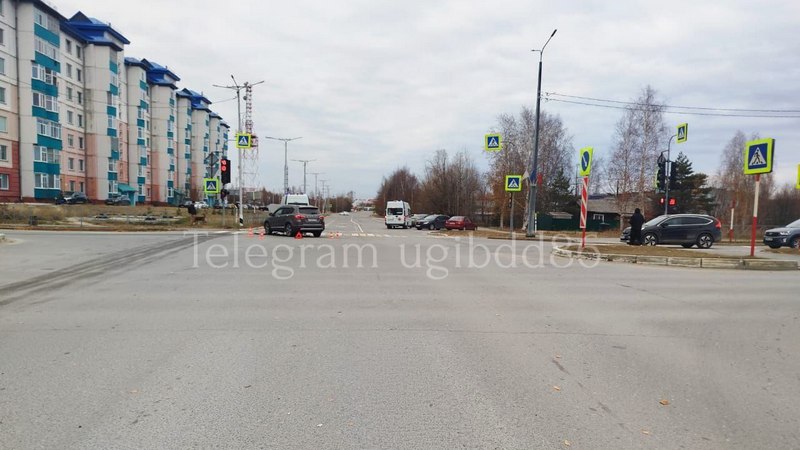 Два человека получили травмы во время аварии в Мегионе