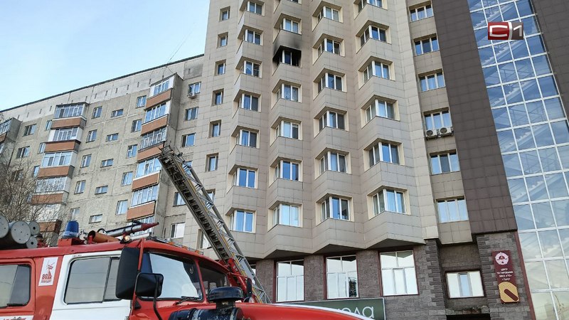 Пожар в квартире жилого дома произошел в Сургуте