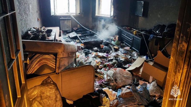 При пожаре в жилом доме в Югре пострадали двое детей