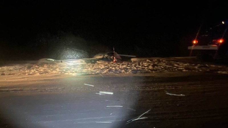 Ехали на Новый год в Омск: жители Югры разбились на трассе в Тюменской области