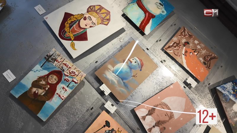 СКОРО: в Сургуте проходит выставка картин зимней тематики