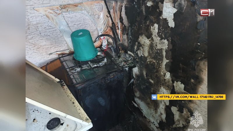 Бдительный югорчанин спас жизнь соседа, у которого загорелась еда на плите