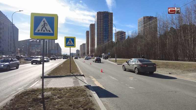 На четырех пешеходных переходах в Сургуте установят светофоры