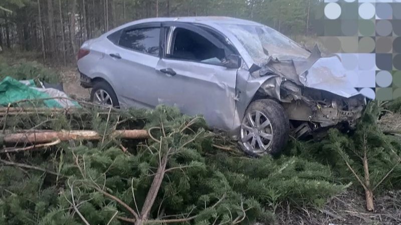 Не справился с управлением: молодой водитель пострадал в ДТП в Сургутском районе