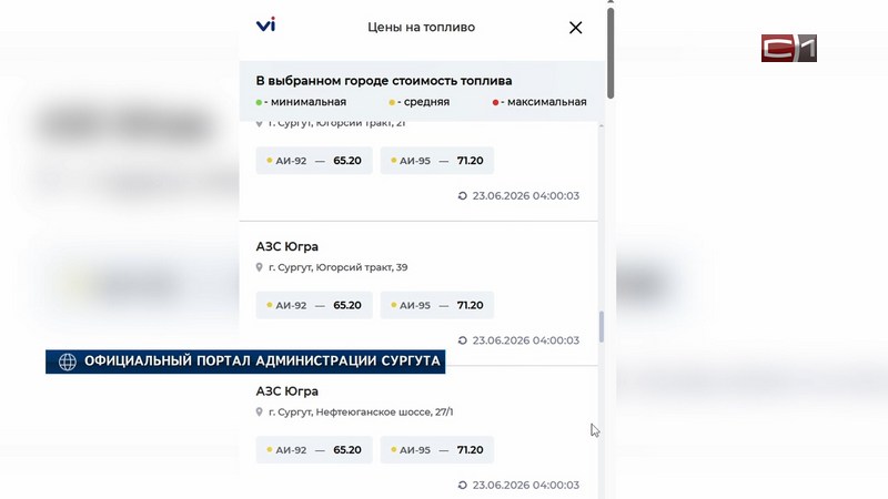 Цены на разные марки бензина растут в Сургуте