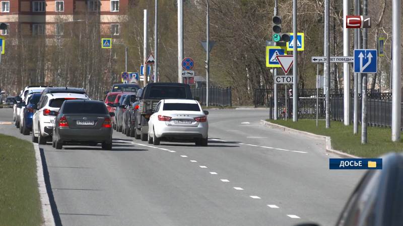 Около 160 километров дорожной разметки нанесли в Сургуте