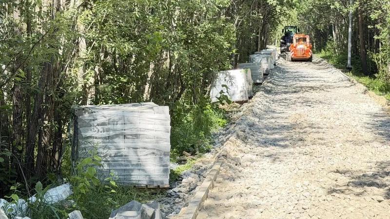 Новые дорожки в парке «За Саймой» появятся в Сургуте к концу августа
