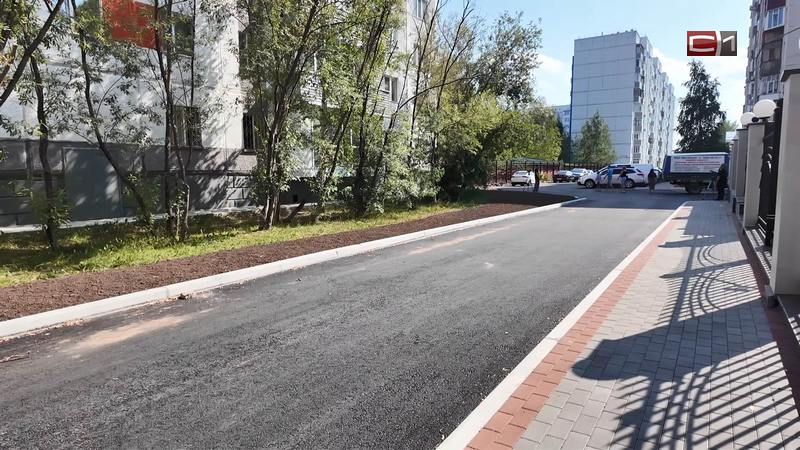Как продвигается ремонт проезда к детсаду «Мальвина» в Сургуте