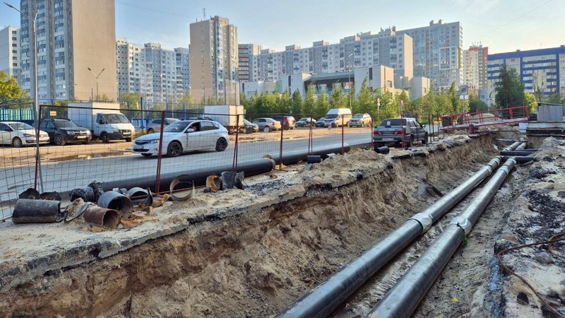 Ремонт теплосети в 20А микрорайоне Сургута планируют завершить до начала осени
