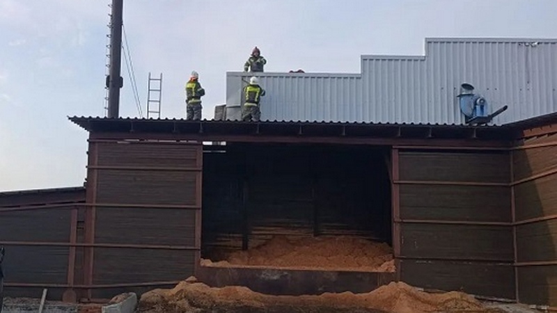 В Югре загорелась котельная лесопромышленного комбината