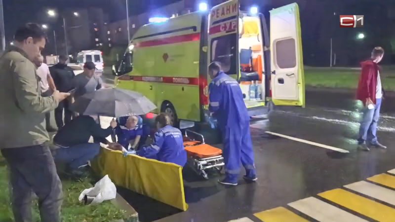 На пешеходном переходе в Сургуте легковушка сбила женщину