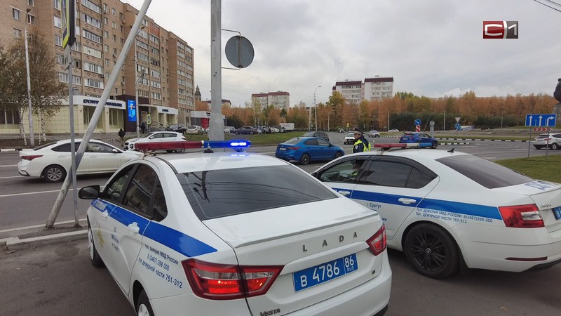Полсотни нарушений выявили автоинспекторы на дорогах Сургута за один рейд