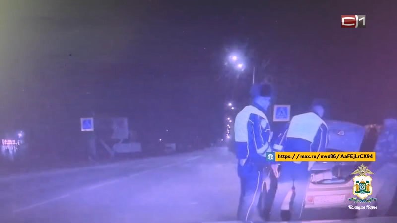 Погоню за пьяным водителем устроили госавтоинспекторы в Югре