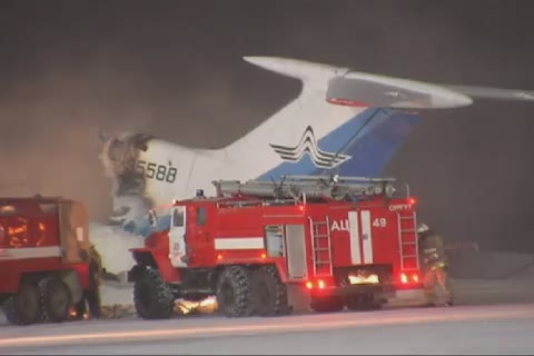 В Сургуте взорвался самолет ТУ-154