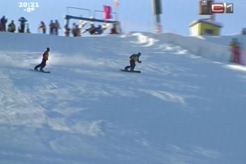Экстремалы-сноубордисты покоряли склон «Каменного мыса»