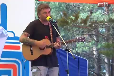 Народный артист России Олег Митяев на фестивале «Молодые ветра» 