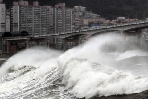 На Южную Корею обрушился тайфун «Болавен»