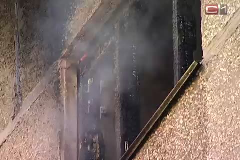 Пожар в общежитии мог начаться из-за замыкания электропроводки