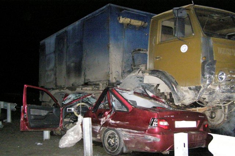 В Сургутском районе произошло ДТП, водитель иномарки погиб