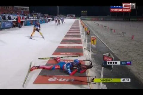 Сургутский студент Волков помог биатлонной сборной России выиграть первую гонку сезона
