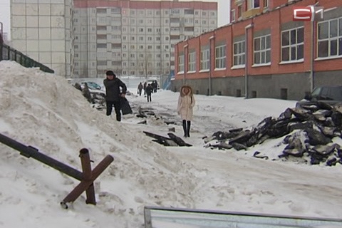 Посреди города в зоне отчуждения