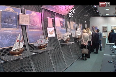 В Сургуте открылась выставка моделей парусных кораблей