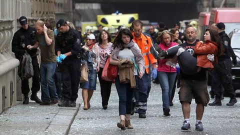 В Праге прогремел мощный взрыв. Пострадали 40 человек