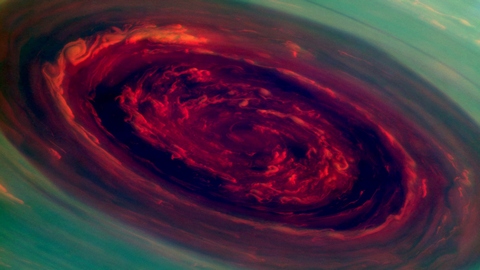 NASA запечатлело на Сатурне мощнейший шторм в Солнечной системе