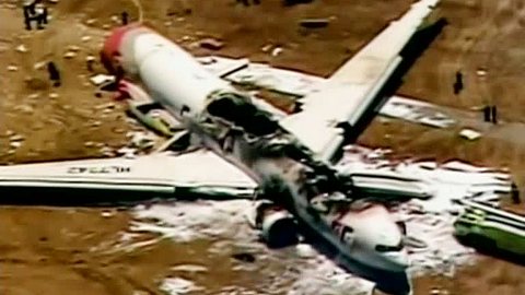 В страшной авиакатастрофе в Сан-Франциско погибли 2 человека. Еще 181 ранен. Видео