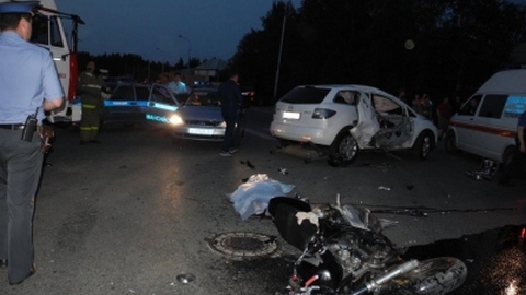 В Ханты-Мансийске погиб несовершеннолетний мотоциклист