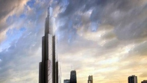 В Китае приостановлено строительство самого высокого здания в мире