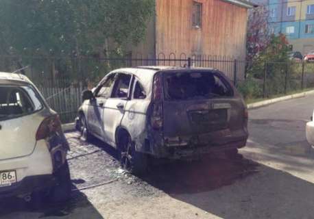В Сургуте сожгли машину председателя Избиркома