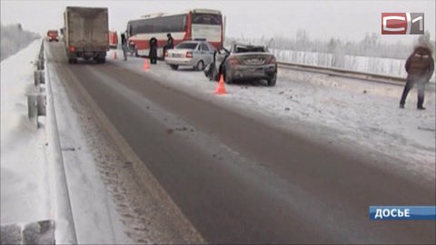 ГИБДД начнет ограничивать движение на дорогах Сургутского района в метель