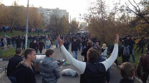 Жители Бирюлево бунтуют из-за убийства москвича