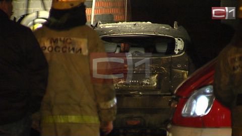 Еще один пожар этой ночью уничтожил автомобиль: в гараже по улице Сибирской сгорела Infiniti