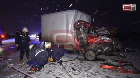 В Сургуте в ДТП погиб человек. ВИДЕО