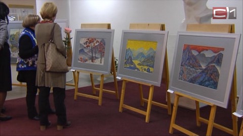 Преподаватели художественных школ Сургута представили зрителям свои картины
