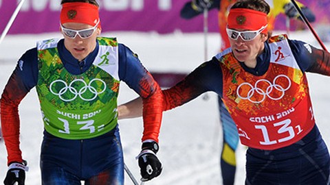 Российские лыжники взяли серебро Олимпиады в командном спринте